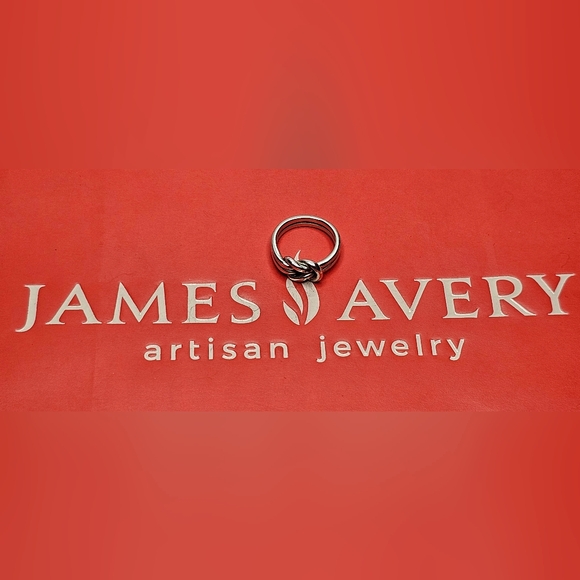 James Avery Sterling Lovers Knot Ring - Picture 1 of 5